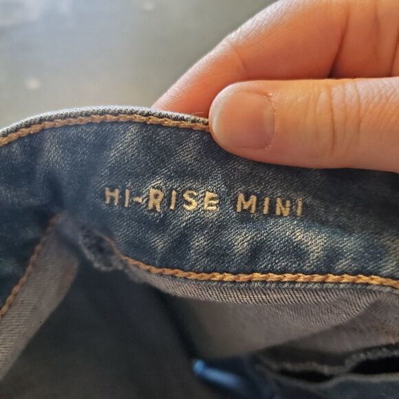 American Eagle  Next level stretch High Rise Mini Skirt sz 2 - Picture 3 of 6